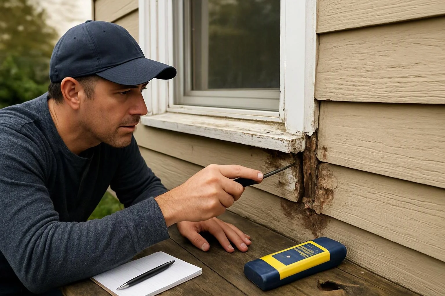Exterior Moisture Clues Around Windows, Siding, and Trim