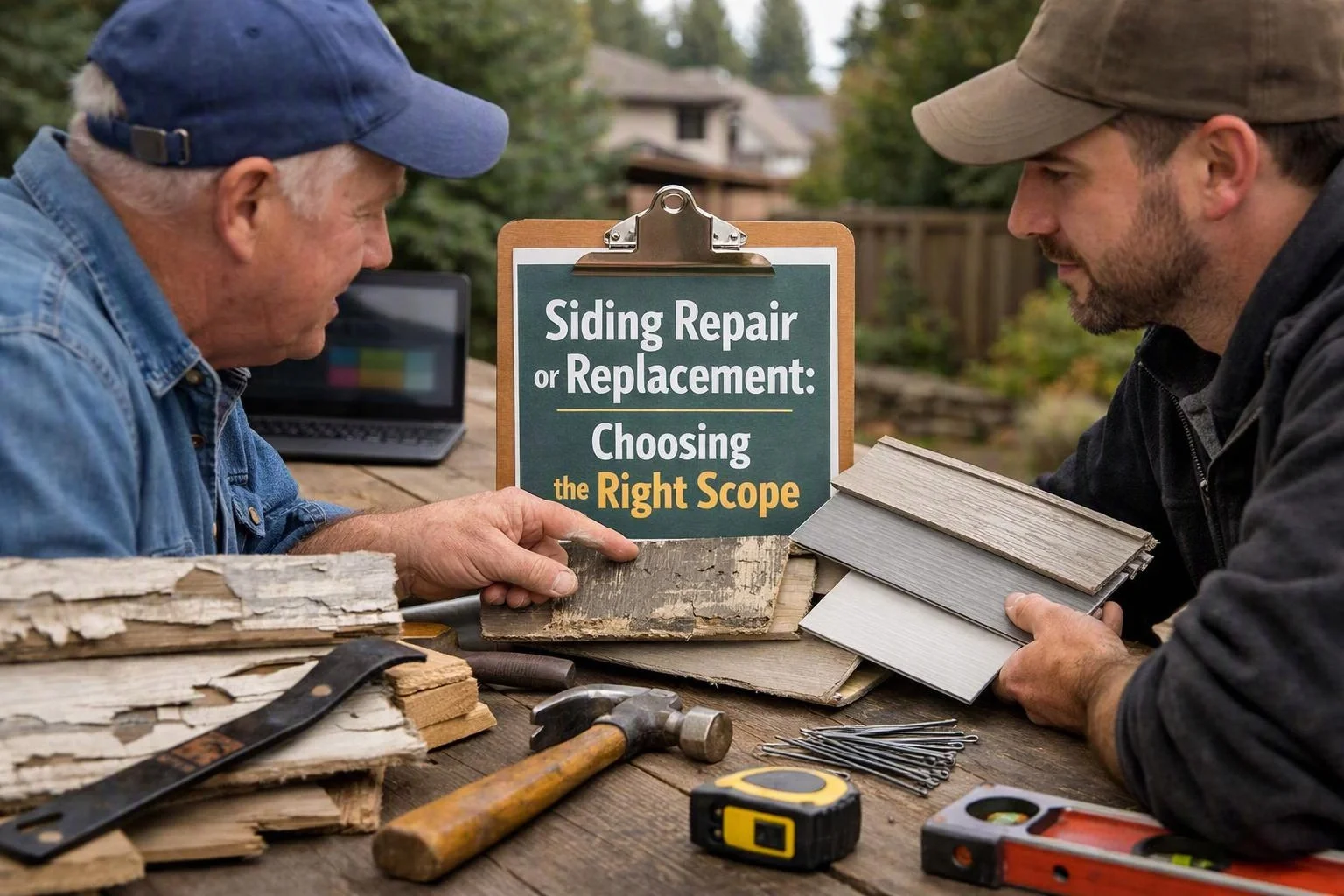 Siding Repair or Replacement: Choosing the Right Scope