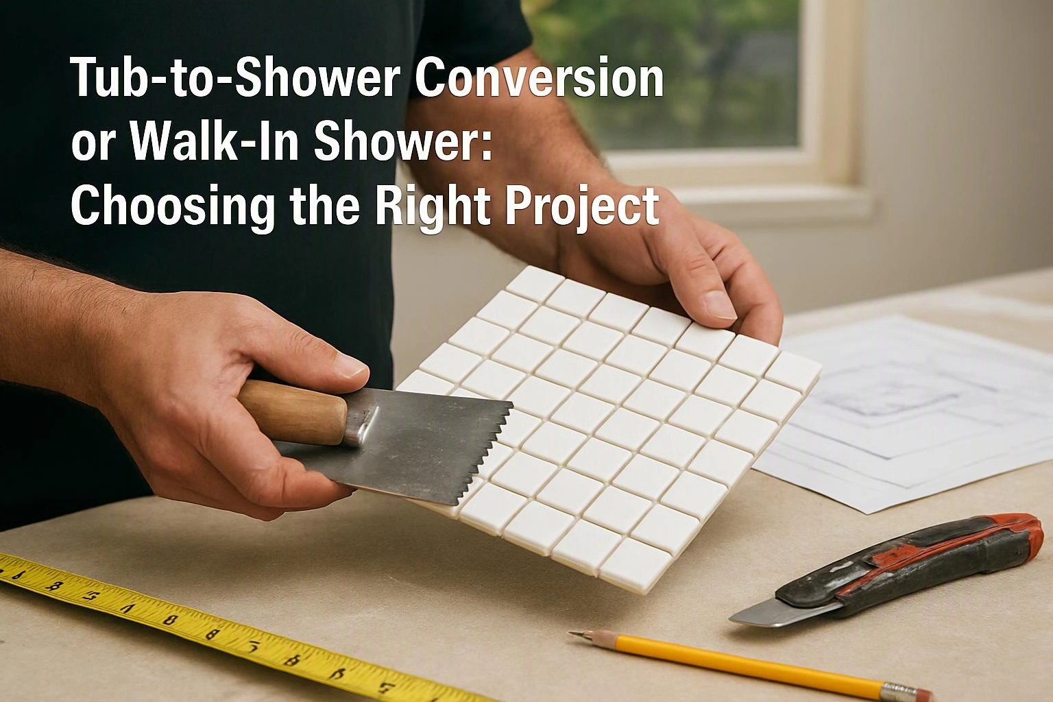 Tub-to-Shower Conversion or Walk-In Shower: Choosing the Right Project