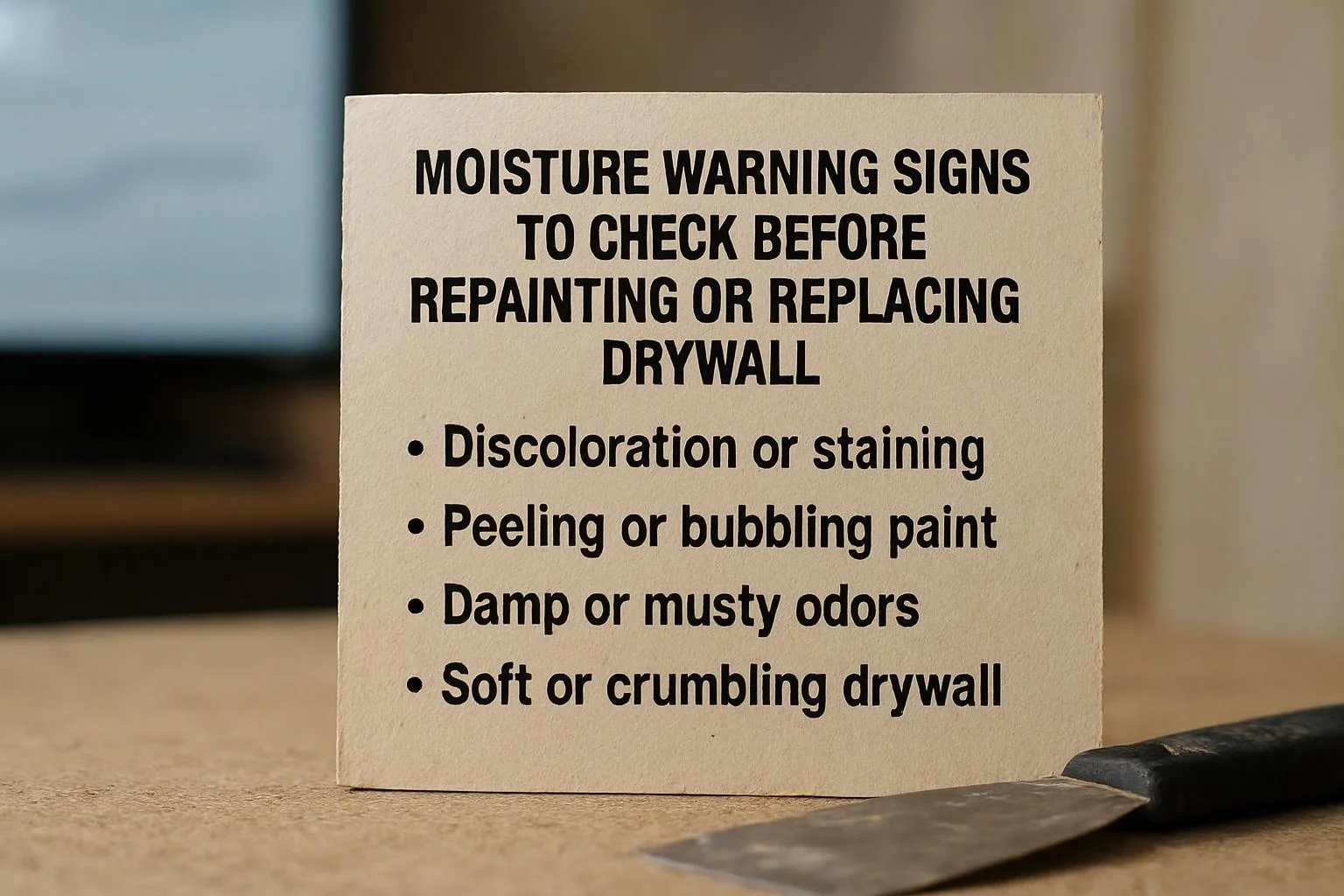 Moisture Warning Signs to Check Before Repainting or Replacing Drywall